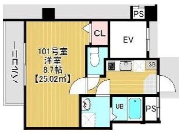 コティ港町の物件間取画像